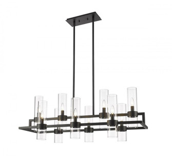 10 Light Linear Chandelier (276|4008-10MB)