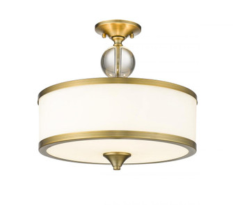 3 Light Semi Flush Mount (276|307SF-HBR)