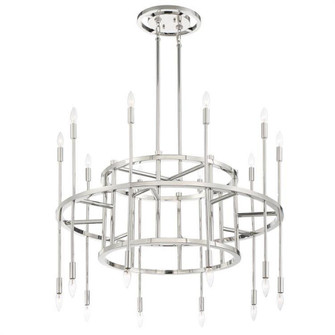 Aries 20 Light Polished Nickel Chandelier (205|ARS-B4020-PN)