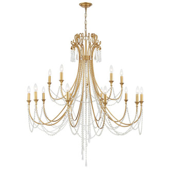 Arcadia 46.25'' Antique Gold Chandelier (205|ARC-1919-GA-CL-MWP)