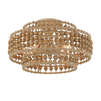 Silas 16'' Burnished Silver Semi Flush Mount (205|SIL-B6003-BS_CEILING)