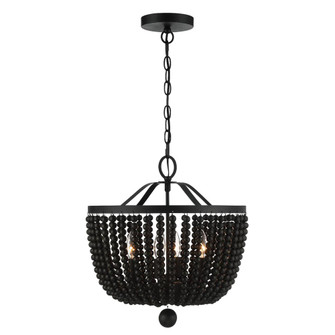 Rylee 16.5'' Matte Black Chandelier (205|604-MK)
