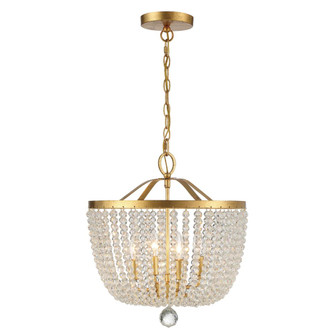 Rylee 16.5'' Antique Gold Chandelier (205|604-GA)