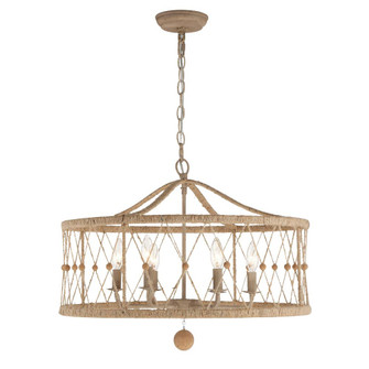 Brixton 24'' Burnished Silver Chandelier (205|BRX-B7906-BS)