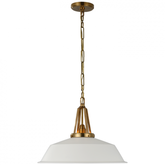 Layton 20'' Pendant (279|CHC 5462AB-WHT)