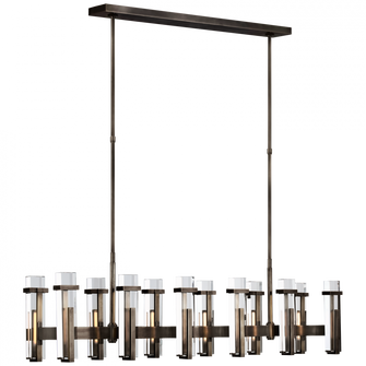 Malik Large Linear Chandelier (279|S 5915BZ-CG)