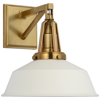 Layton 10'' Sconce (279|CHD 2455AB-WHT)