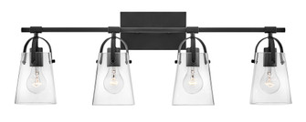 Large Four Light Vanity (87|5134BK)