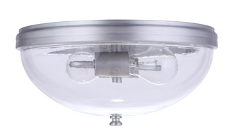 Sivo 2 Light Outdoor Flush Mount in Satin Aluminum (20|ZA3537-SA)