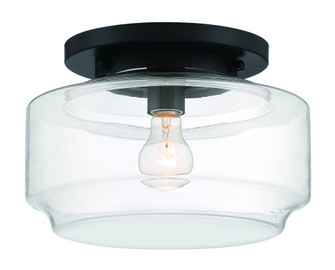 Peri 1 Light 12'' Flushmount in Flat Black (20|X3112-FB)