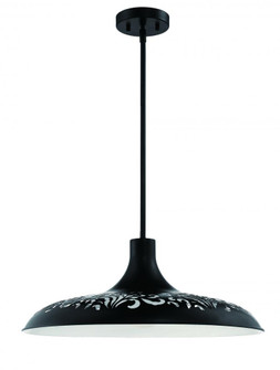 Pocco 1 Light Pendant in Flat Black (20|P965FB1)