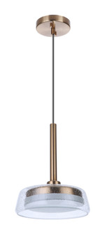Centric 10'' LED Pendant in Satin Brass (20|55191-SB-LED)