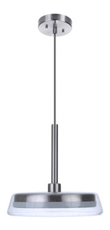 Centric 14'' LED Pendant in Brushed Polished Nickel (20|55192-BNK-LED)