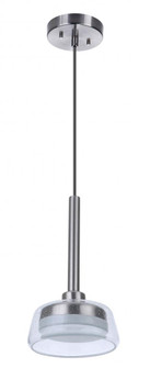 Centric 7.5'' LED Pendant in Brushed Polished Nickel (20|55190-BNK-LED)