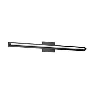 Plymouth 37-in Black Damp-Rated Dimmable LED Vanity Light (461|VL60637-BK)
