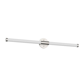 Akari 36-in Brushed Nickel Damp-Rated Dimmable LED Vanity Light (461|VL18536-BN)