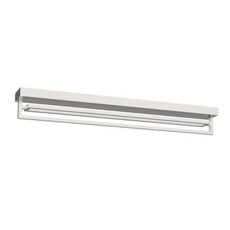Mondrian 40-in Brushed Nickel Dimmable LED Semi Flush Mount (461|SF16240-BN)