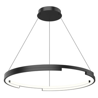 Anello Minor 32-in Black LED Pendant (461|PD52732-BK)