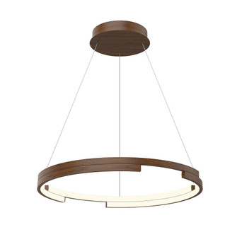 Anello Minor 24-in Walnut LED Pendant (461|PD52724-WT)