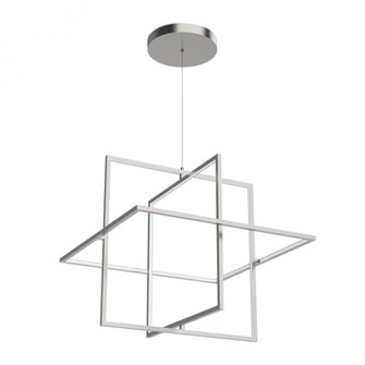 Mondrian 28-in Brushed Nickel LED Pendant (461|PD16328-BN)