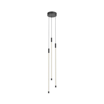 Motif 27-in Black LED Multi Pendant (461|MP75227-BK)