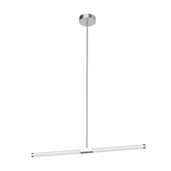Akari 37-in Brushed Nickel LED Linear Pendant (461|LP18537-BN)
