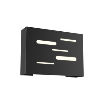DYNAMO ACRYLIC EXTERIOR WALL BLACK 10W, 120VAC WITH LED DRIVER, 3000K, 90CRI (461|EW37206-BK)