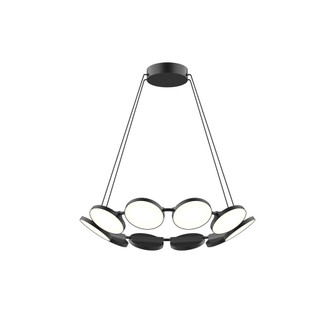 Novel 25-in Black LED Chandeliers (461|CH72225-BK)