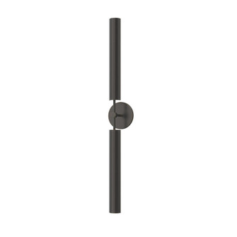 Astrid 2 Head Metal Shade/Urban Bronze Damp-Rated Dimmable LED Wall/Vanity Light (7713|WV316402UBMS)