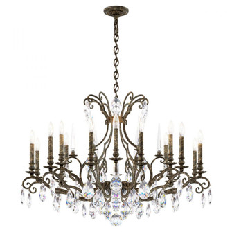 Renaissance Nouveau 18 Light 120V Chandelier in Heirloom Bronze with Clear Heritage Handcut Crysta (168|RN3892N-76H)