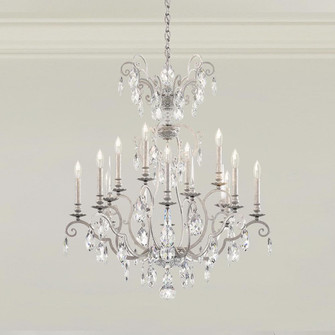 Renaissance Nouveau 12 Light 120V Chandelier in Heirloom Bronze with Clear Heritage Handcut Crystal (168|RN3872N-76H)