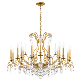 Renaissance Nouveau 18 Light 120V Chandelier in Heirloom Gold with Clear Heritage Handcut Crystal (168|RN3892N-22H)