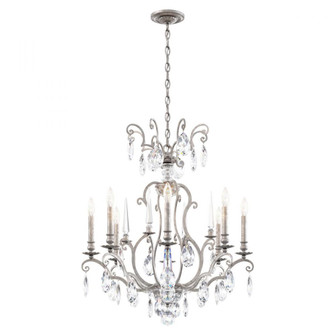 Renaissance Nouveau 8 Light 120V Chandelier in Antique Silver with Clear Heritage Handcut Crystal (168|RN3871N-48H)