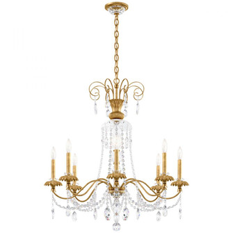 Helenia 8 Light 120V Chandelier in Heirloom Gold with Clear Heritage Handcut Crystal (168|AT1008N-22H)