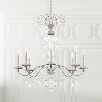 Helenia 8 Light 120V Chandelier in Antique Silver with Clear Heritage Handcut Crystal (168|AT1008N-48H)