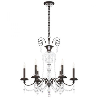 Helenia 6 Light 120V Chandelier in Black with Clear Heritage Handcut Crystal (168|AT1006N-51H)