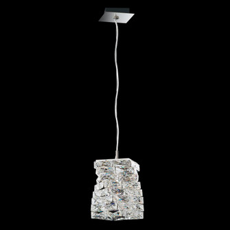 Glissando 12in LED 120V Mini Pendant in Stainless Steel with Clear Crystals from Swarovski (168|STW510N-SS1S)