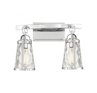 Albany 2-Light Bathroom Vanity Light in Polished Chrome (128|8-560-2-11)