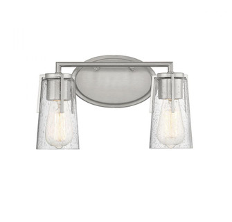 Sacremento 2-Light Bathroom Vanity Light in Satin Nickel (128|8-7045-2-SN)