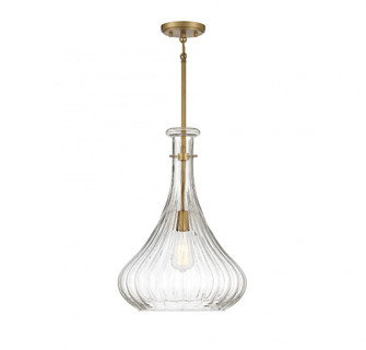 Bristo 1-Light Pendant in Warm Brass (128|7-2265-1-322)