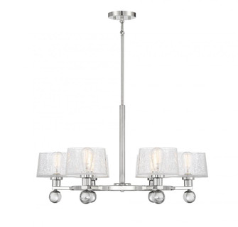 Hanover 6-Light Chandelier in Polished Nickel (128|1-6302-6-109)