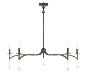 Laramie 5-Light Chandelier in Chelsea Walnut (128|1-1099-5-183)