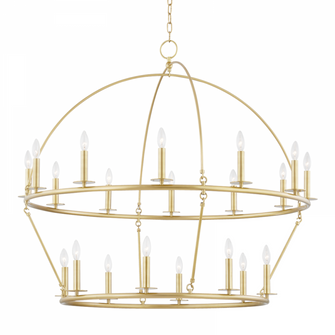 20 LIGHT CHANDELIER (57|9549-AGB)