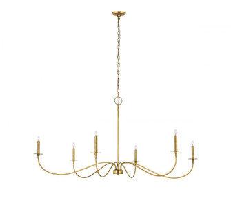 6 Light Chandelier (276|2301-63RB)