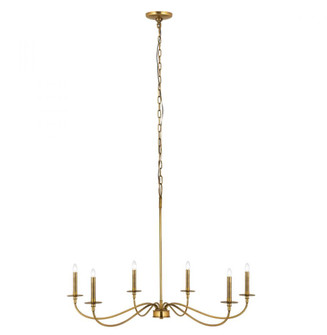 6 Light Chandelier (276|2301-42RB)