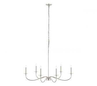 6 Light Chandelier (276|2301-42PN)