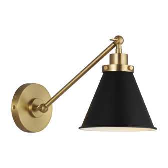 Wellfleet Single Arm Cone Task Sconce (7725|CW1121MBKBBS)