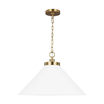 Wellfleet Wide Cone Pendant (7725|CP1311MWTBBS)