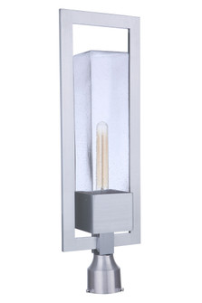 Perimeter 1 Light Large Outdoor Post Mount in Satin Aluminum (20|ZA4025-SA)