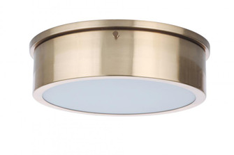 Fenn 1 Light 11'' LED Flushmount in Satin Brass (20|X6711-SB-LED)